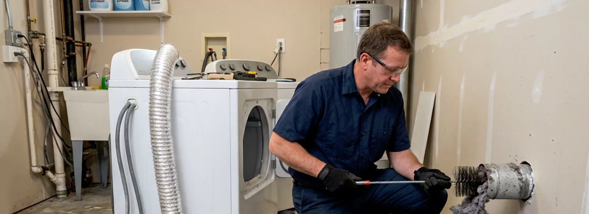Clogged Dryer Vent Repair in Edison, New Jersey