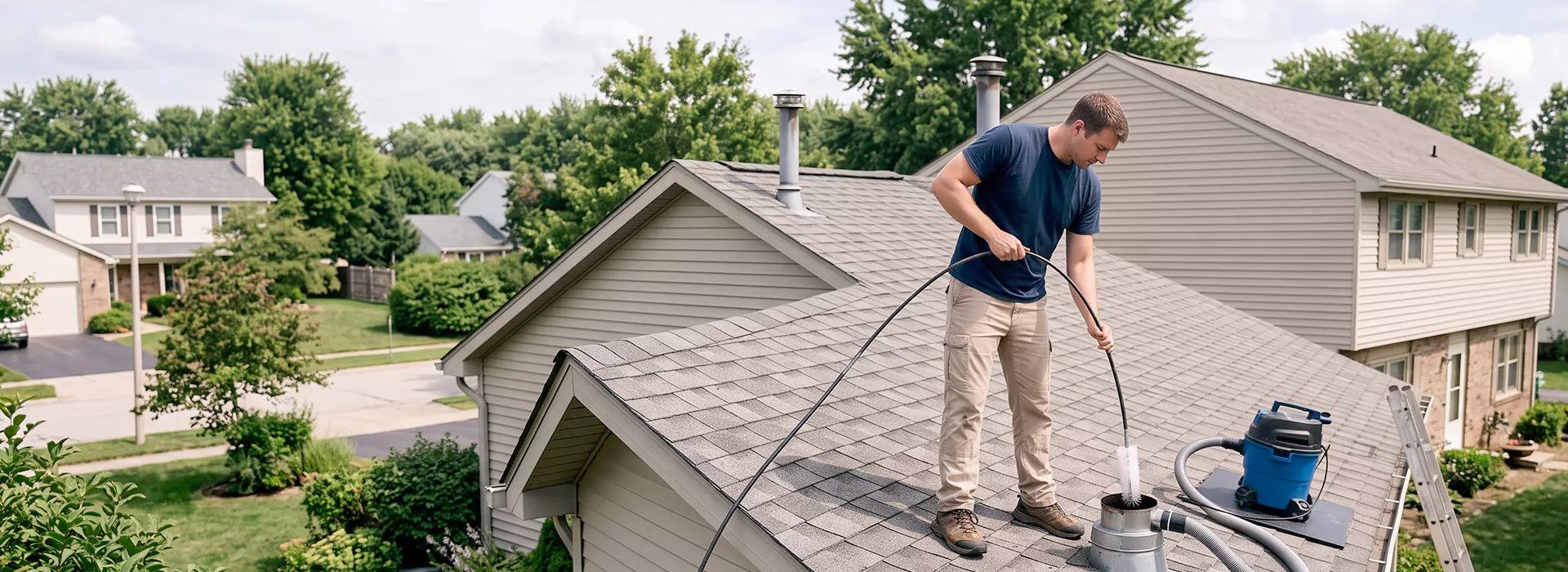 Roof Dryer Vent Cleaning Edison, NJ