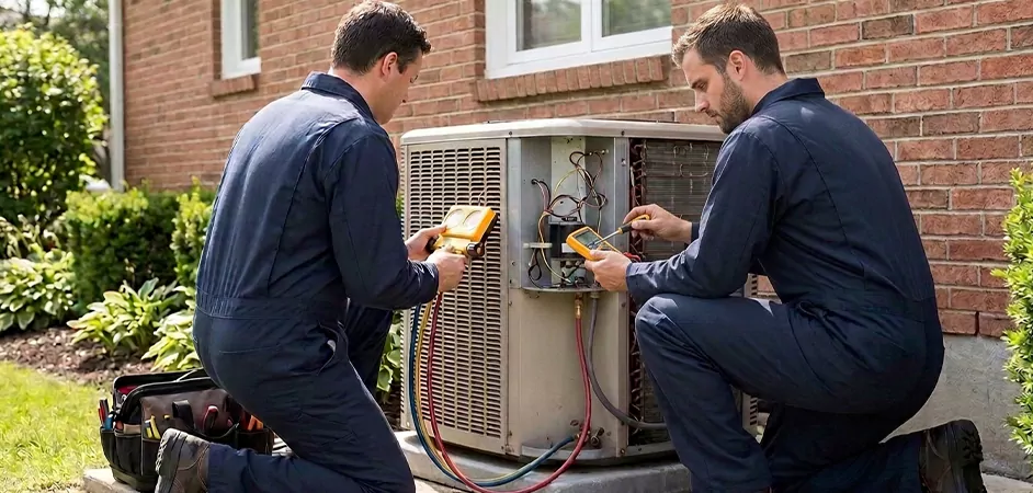 Heat Pump Inspection in Edison